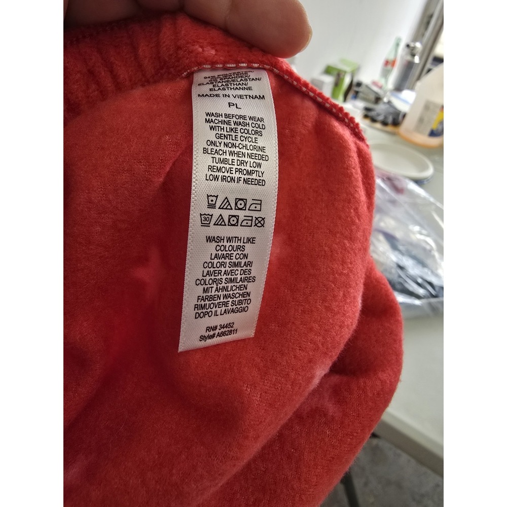 Cuddl Duds Petite Fleecewear Star Fleece Button Front Pajama Set PL Pockets - Picture 12 of 14